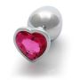 Heart Gem Butt Plug - Medium - 8