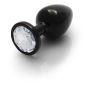 Round Gem Butt Plug - Medium - 6