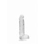 6"" / 15 cm Realistic Dildo With Balls - Transparent - 5