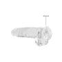 9"" / 23 cm Realistic Dildo With Balls - Transparent - 6