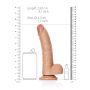 Curved Realistic Dildo  Balls  Suction Cup - 8""""/ 20,5 cm - 8