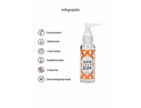 Anal Lube - Numb Your Bum - 100 ml - 5