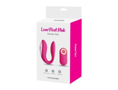 Massaggiatore per coppie Passion Toyz4Lovers Pink - 6