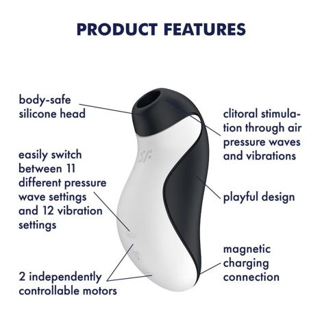 Orca Double Air Pulse Vibrator - 3