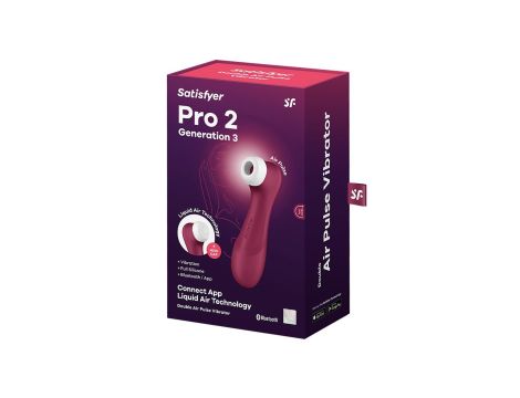 Pro 2 Generation 3with Liquid Air Technology, Vibration and Bluetooth/App wine red - 6