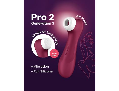 Pro 2 Generation 3 with Liquid Air wine red - 7