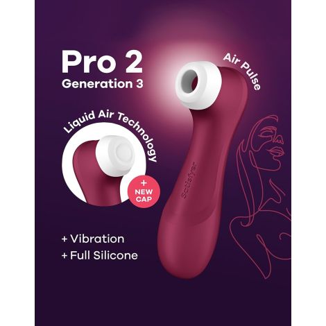 Pro 2 Generation 3 with Liquid Air wine red - 7