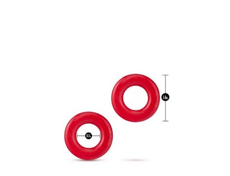 STAY HARD DONUT RINGS RED - 4