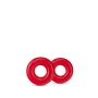 STAY HARD DONUT RINGS OVERSIZED RED - 3