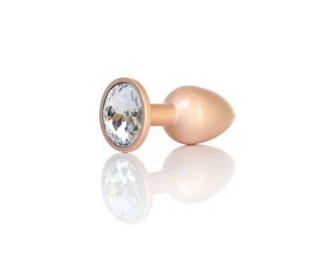 Plug-Jewellery Pearl Gold PLUG- Clear S