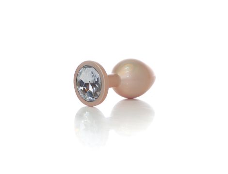 Plug-Jewellery Pearl Gold PLUG- Clear M