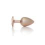 Plug-Jewellery Pearl Gold PLUG- Clear L - 3