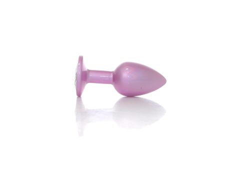 Plug-Jewellery Pearl Pink PLUG- Clear S - 2