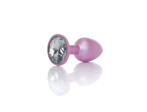 Plug-Jewellery Pearl Pink PLUG- Clear S - 6