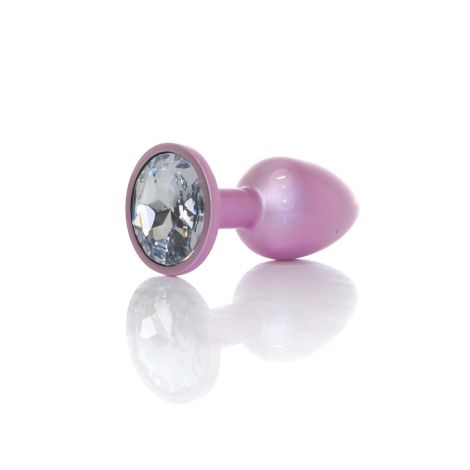 Plug-Jewellery Pearl Pink PLUG- Clear S - 6