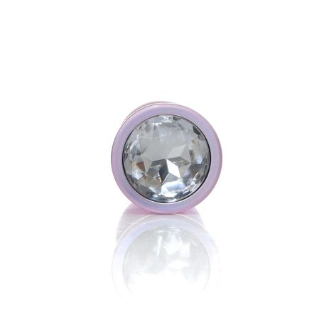 Plug-Jewellery Pearl Pink PLUG- Clear M - 4