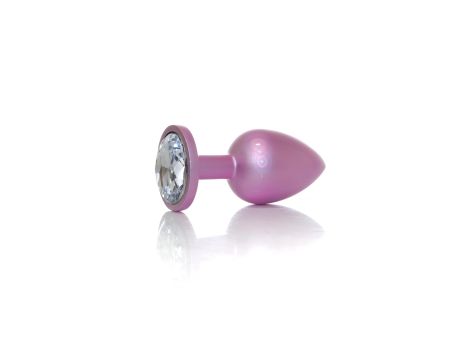 Plug-Jewellery Pearl Pink PLUG- Clear L