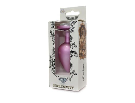 Plug-Jewellery Pearl Pink PLUG- Clear L - 7