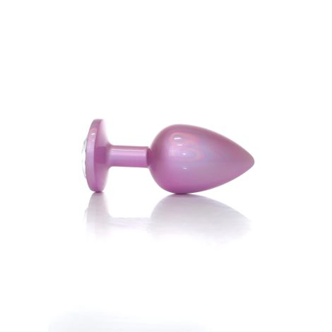 Plug-Jewellery Pearl Pink PLUG- Clear L - 2