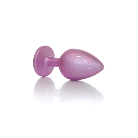 Plug-Jewellery Pearl Pink PLUG- Clear L - 3