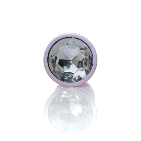 Plug-Jewellery Pearl Pink PLUG- Clear L - 4