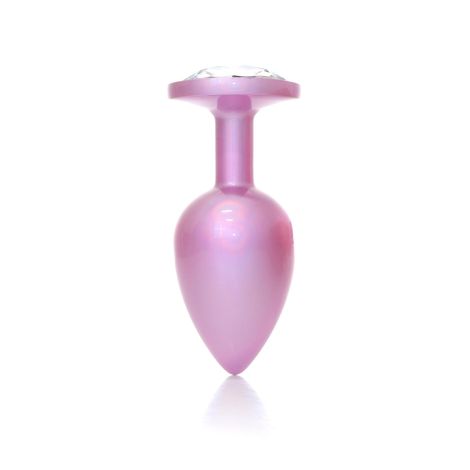 Plug-Jewellery Pearl Pink PLUG- Clear L - 5