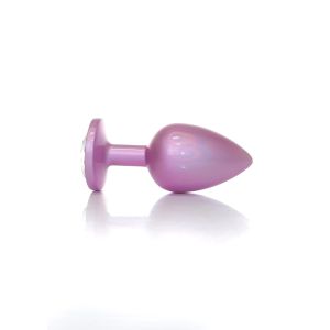 Plug-Jewellery Pearl Pink PLUG- Clear L - image 2