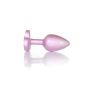 Plug-Jewellery Pearl Pink Heart PLUG- Clear S - 3