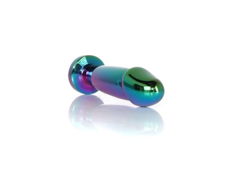 Plug-Jewellery Multicolour Penis PLUG- Clear S - 2