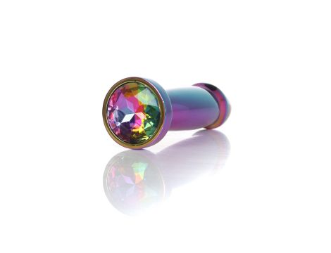 Plug-Jewellery Multicolour Penis PLUG- Clear S - 4