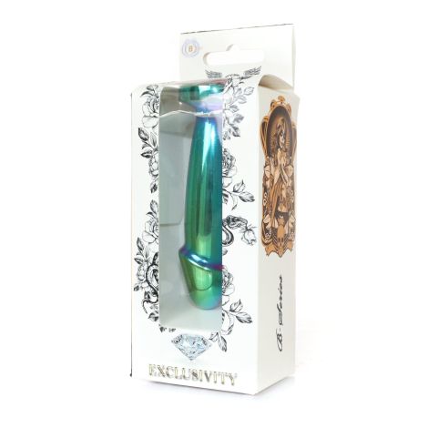 Plug-Jewellery Multicolour Penis PLUG- Clear S - 6