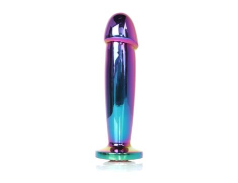 Plug-Jewellery Multicolour Penis PLUG- Clear M - 5