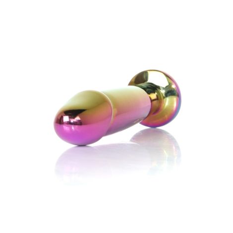 Plug-Jewellery Multicolour Penis PLUG- Clear M - 3