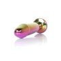 Plug-Jewellery Multicolour Penis PLUG- Clear M - 4