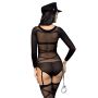 POLICE OUTFIT 5 PCS BLACK TU (Size: TU) - 3