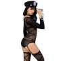 POLICE OUTFIT 5 PCS BLACK TU (Size: TU) - 4