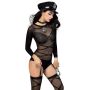 POLICE OUTFIT 5 PCS BLACK TU (Size: TU) - 6