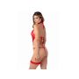 Open crotch Body-Set Renee-Red - 3