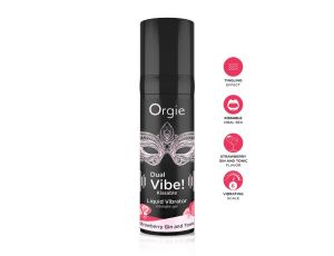 Dual Vibe! Kissable Liquid Vibrating Strawberry Gin And Tonic - image 2