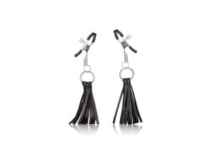 Playful Tassels Nipple Clamps Black