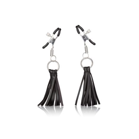 Playful Tassels Nipple Clamps Black