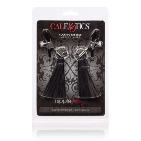 Playful Tassels Nipple Clamps Black - 2