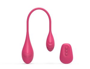 Power Escorts - Double Egg - Remote Controlled Vibrator - Pink - image 2