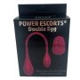 Power Escorts - Double Egg - Remote Controlled Vibrator - Pink - 2