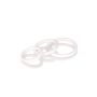 Rubber Ring - 3 Piece Set White - 4