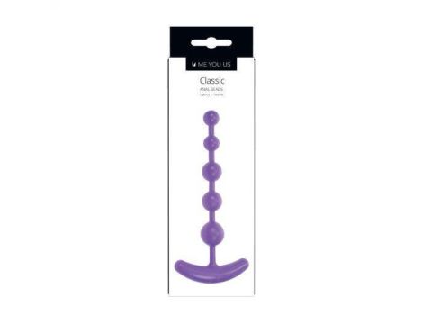 Plug/kulki- Me You Us Classic Anal Beads Purple