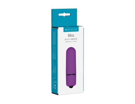 Wibrator- Me You Us Bliss 7 Mode Mini Bullet Vibrator Purple - 3