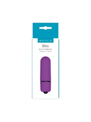 Wibrator- Me You Us Bliss 7 Mode Mini Bullet Vibrator Purple - image 2