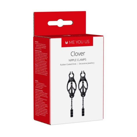 Me You Us Clover Nipple Clamp Black - 3