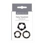 Me You Us Easy Squeeze Cock Ring Set Black - 4